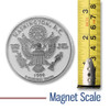Washington, D.C.  Quarter Magnet by Classic Magnets, Collectible Souvenirs Made in the USA