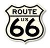 Large Route 66 Shield Magnet by Classic Magnets, Discover America Series, Collectible Souvenirs Made in the USA