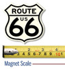 Large Route 66 Shield Magnet by Classic Magnets, Discover America Series, Collectible Souvenirs Made in the USA