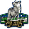 Wolf Signature Imprint Magnet, Collectible 3D-Molded Rubber Souvenir, Made in the USA