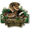 Rattlesnake Signature Imprint Magnet, Collectible 3D-Molded Rubber Souvenir, Made in the USA