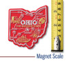 Ohio Giant State Magnet, Collectible Souvenir Made in the USA