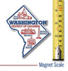 Washington, D.C. Giant State Magnet, Collectible Souvenir Made in the USA