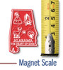 Alabama Small State Magnet, Collectible Souvenir Made in the USA