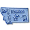 Montana Small State Magnet, Collectible Souvenir Made in the USA