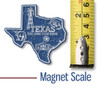 Texas Small State Magnet, Collectible Souvenirs Made in the USA