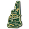 New Hampshire Premium State Magnet, Collectible Souvenirs Made in the USA