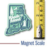 Rhode Island Premium State Magnet, Collectible Souvenirs Made in the USA