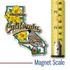 California State Bird and Flower Map Magnet , Collectible Souvenirs Made in the USA