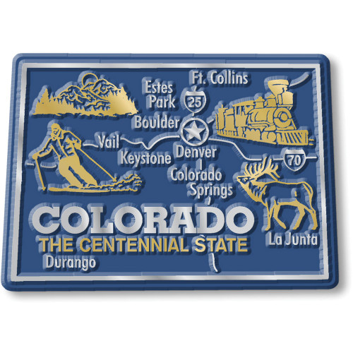 Colorado Giant State Magnet, Collectible Souvenir Made in the USA