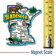 Minnesota Jumbo State Magnet , Collectible Souvenirs Made in the USA