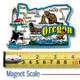 Oregon Jumbo State Magnet , Collectible Souvenirs Made in the USA