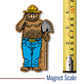 Smokey Bear Salute Magnet by Classic Magnets, Collectible Souvenirs Made in the USA