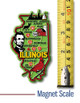 Illinois Colorful State Magnet, Collectible Souvenir Made in the USA