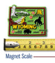 Wyoming Colorful State Magnet, Collectible Souvenir Made in the USA