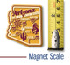 Arizona Premium State Magnet, Collectible Souvenirs Made in the USA