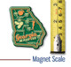 Georgia Premium State Magnet, Collectible Souvenirs Made in the USA