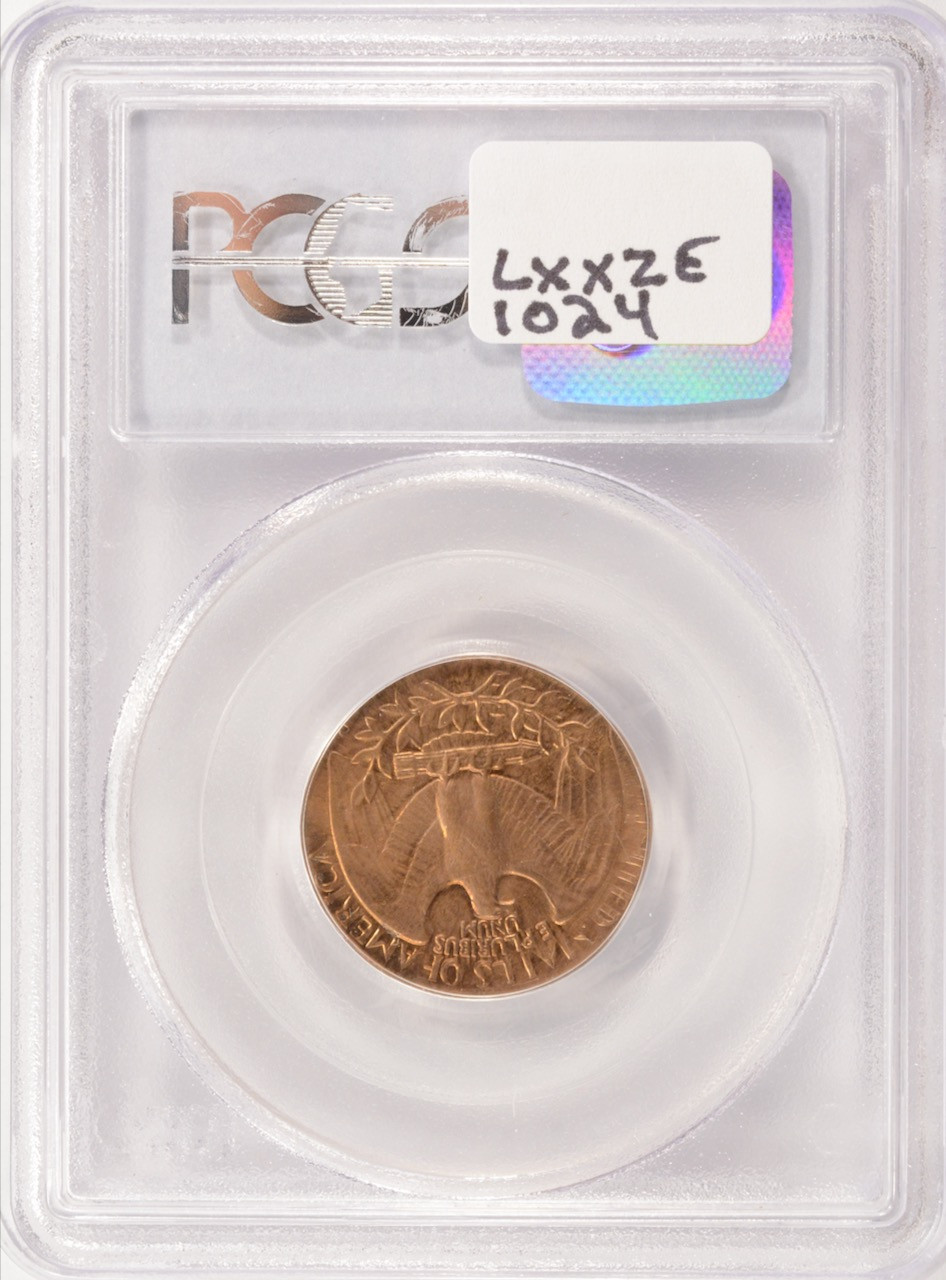 1978 25c Washington Quarter Struck on Cent Planchet PCGS