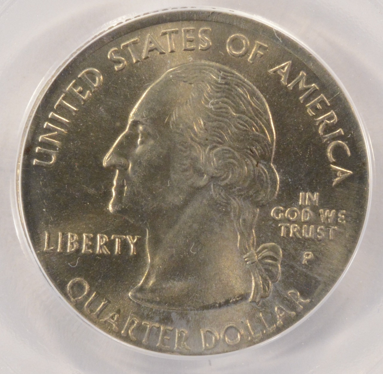 2003-P Illinois Quarter Struck on Nickel Planchet PCGS MS64
