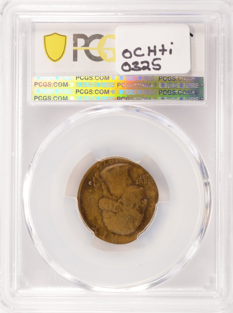 1976-D 25c Bicentennial Quarter Struck on Cent Planchet PCGS