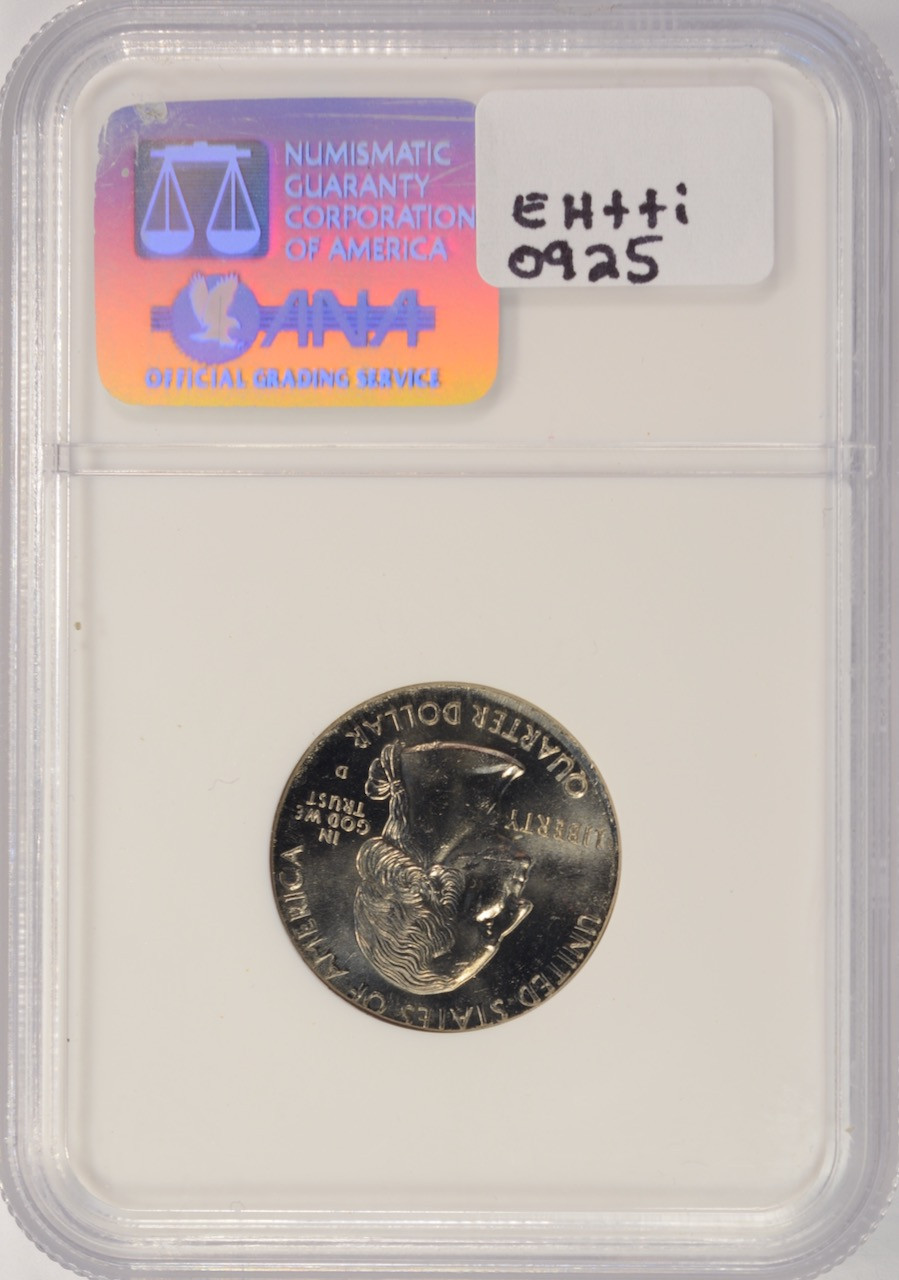 1999-D 25c Delaware Quarter Struck on 5c Planchet NGC MS64