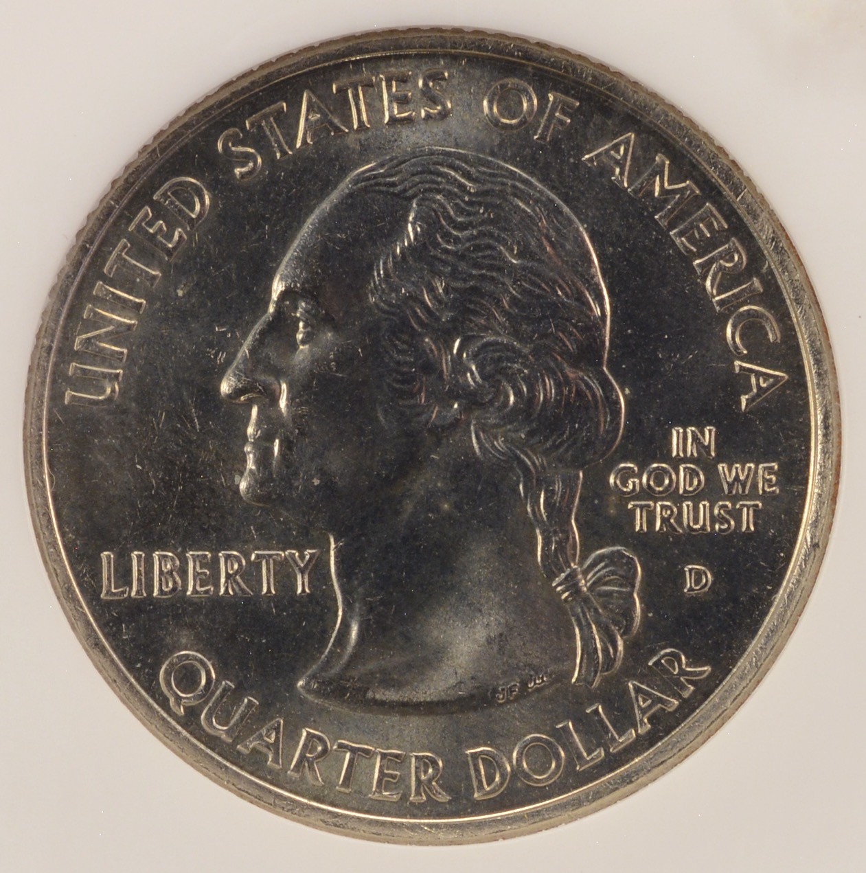 2004-D 25c Wisconsin Quarter Low Leaf Variety NGC MS66