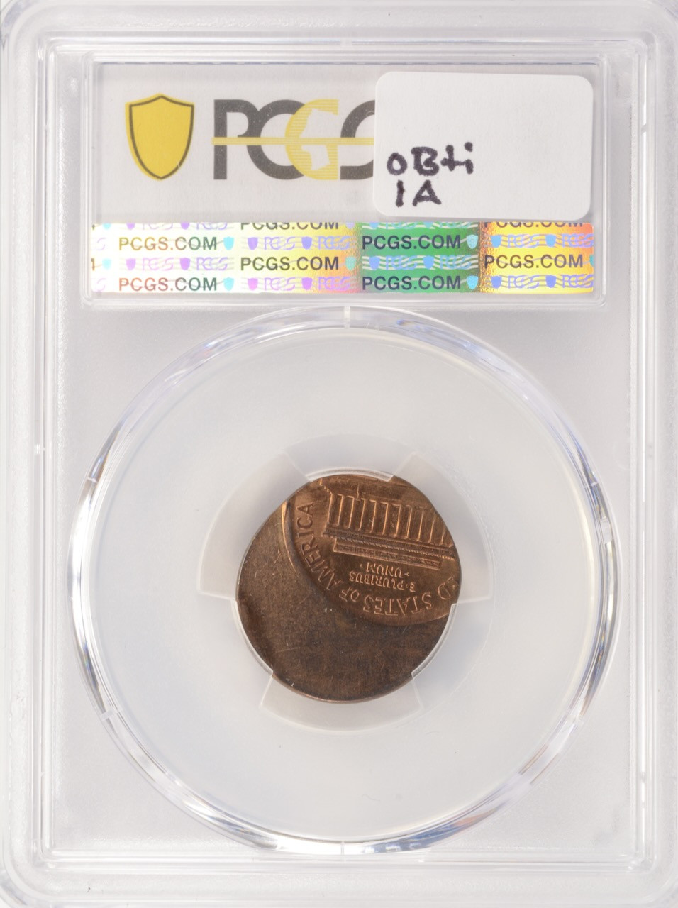 ❰大幅お値引き❱Dr.Brain 基本編 特別編 1974-D 1c Lincoln Cent Struck 45% Off-Center PCGS MS64 RB