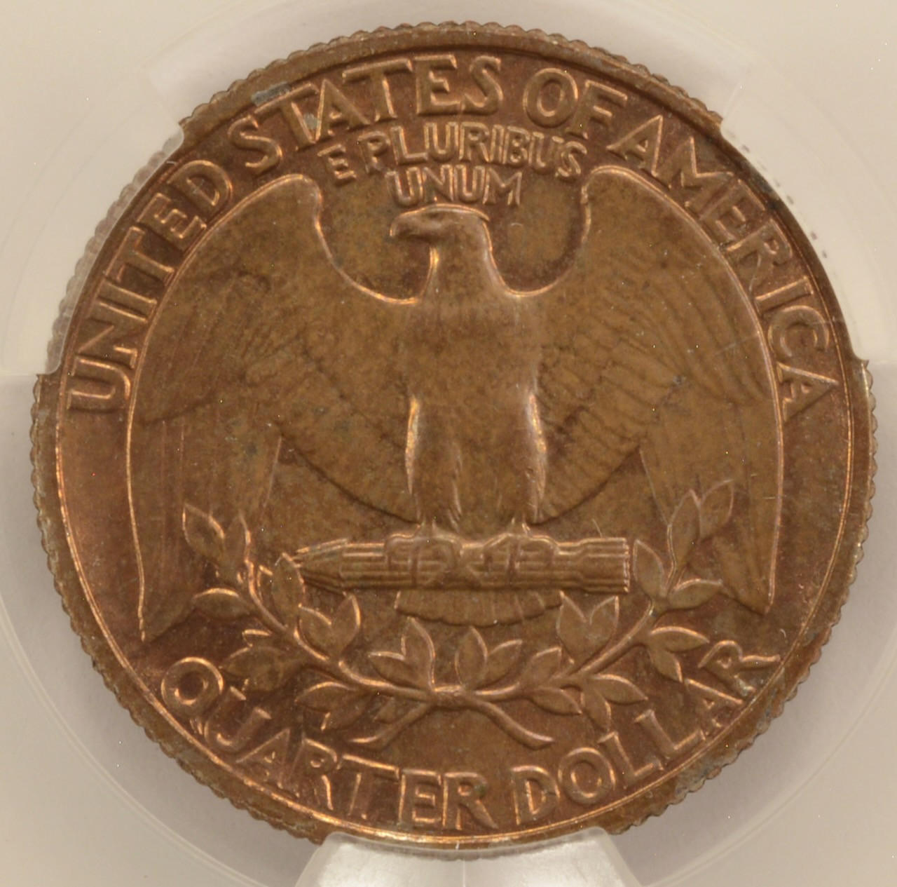 1979 25c Washington Quarter Improperly Annealed CACG MS63 RB