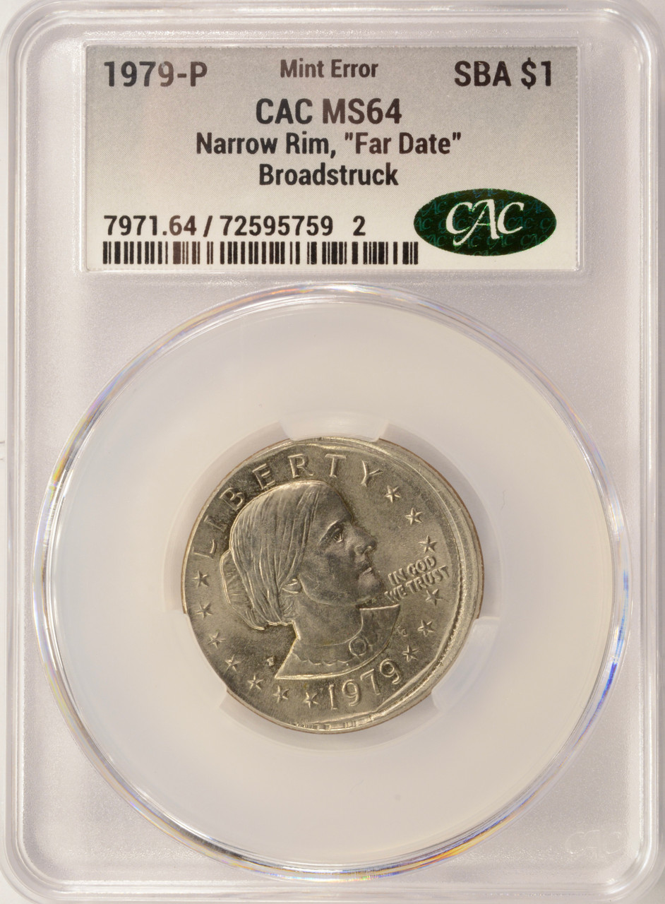1979-P $1 SBA Dollar Narrow Rim 