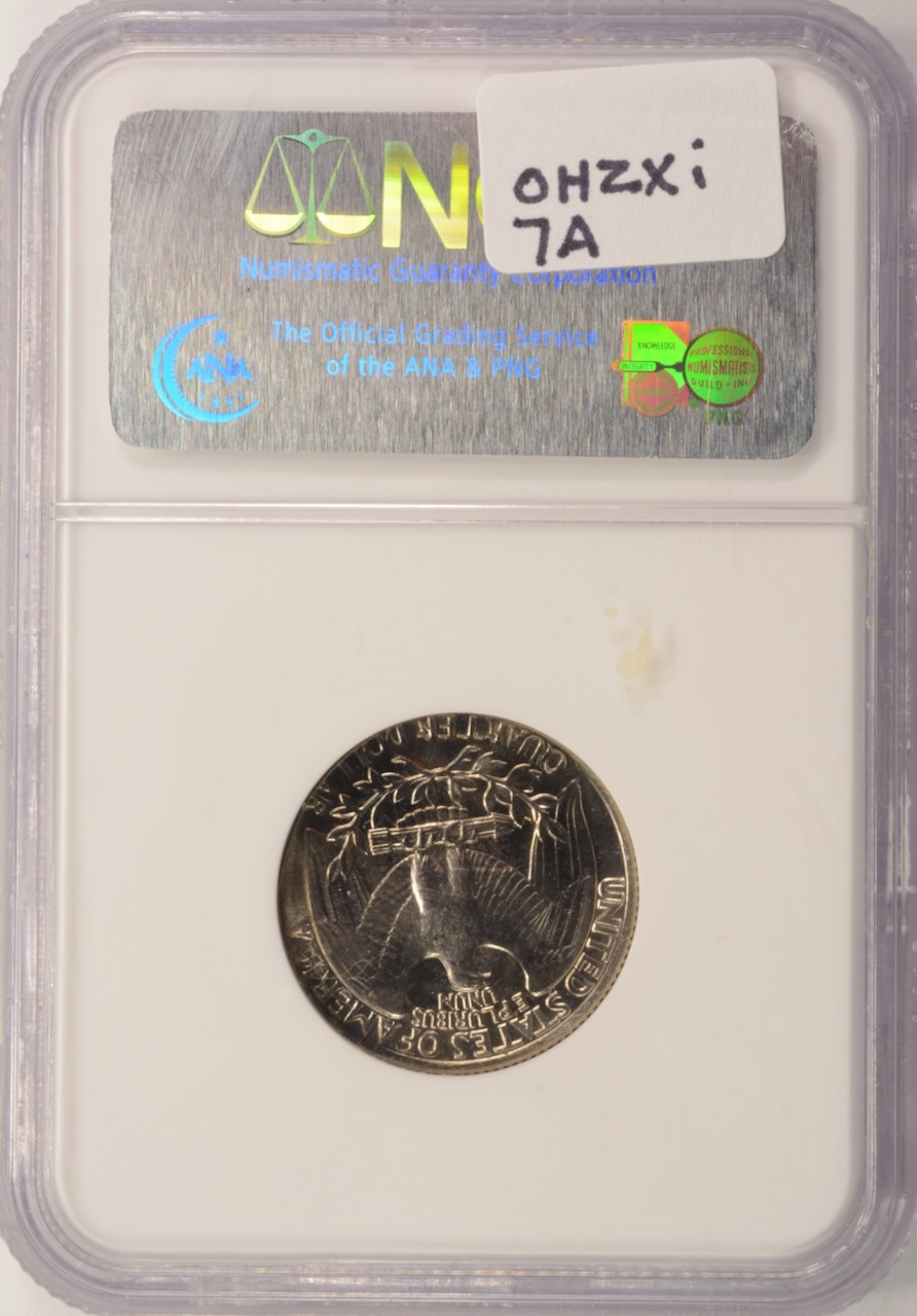 フミガルド　シークレット 1978 25c Washington Quarter Struck on Nickel Planchet NGC MS64