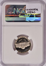 1976-S NGC 5c Jefferson Nickel Cud Obverse PF67 Ultra Cameo