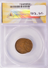 1962-D ANACS 1c Lincoln Cent Struck 60% Off-Center MS62 BN