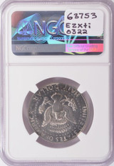 1972-S NGC 50c Kennedy Half 2% Curved Clip @ 11 o'clock PF66