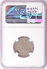 (1866-1883) NGC 5c Shield Nickel Struck 25% Off-Center VF Details