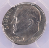 1977 PCGS 10c Roosevelt Dime Elliptical Clip MS66