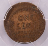 1920-D 1c Wheat Cent Struck 20% Off-Center PCGS VF20