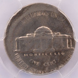 1954 PCGS 5c Jefferson Nickel Struck 10% Off-Center UNC 