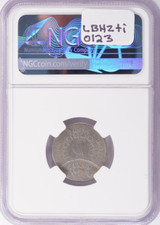 5c (1866-1867) Shield Nickel Double-Struck 2nd 80% Off-Center G4