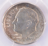 1948 PCGS 10c Roosevelt Dime Large Broadstruck MS62