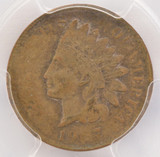 1907 1c Indian Cent Split Before Strike PCGS AU58