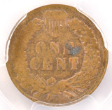 1907 1c Indian Cent Split Before Strike PCGS AU58 1907 1c Indian Cent Split Before Strike PCGS AU58