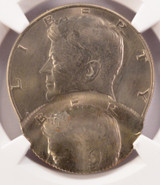 1976 NGC 50c Kennedy Half Double-Struck 2nd 70% Off-Center MS65