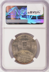 1976 NGC 50c Kennedy Half Double-Struck 2nd 70% Off-Center MS65