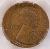 1920-S 1c Wheat Cent Struck 10% Off-Center PCGS F15 