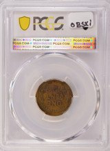 1924 1c Wheat Cent 10% Off-Center PCGS VF20