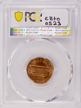 1982 1c Lincoln Cent Broadstruck PCGS MS63 Red