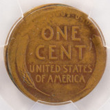 1917-D 1c Wheat Cent Struck 5% Off-Center PCGS VG8