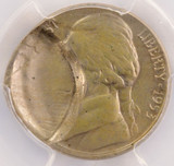 1953 5c Jefferson Nickel 20% Brockage & Partial Collar PCGS MS62