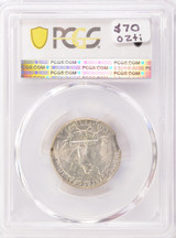 1956 25c Washington Quarter 2% Curved Clip PCGS MS62