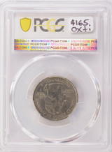 2000-P 25c SC State Quarter Reverse Clad Layer Missing PCGS AU58 BN